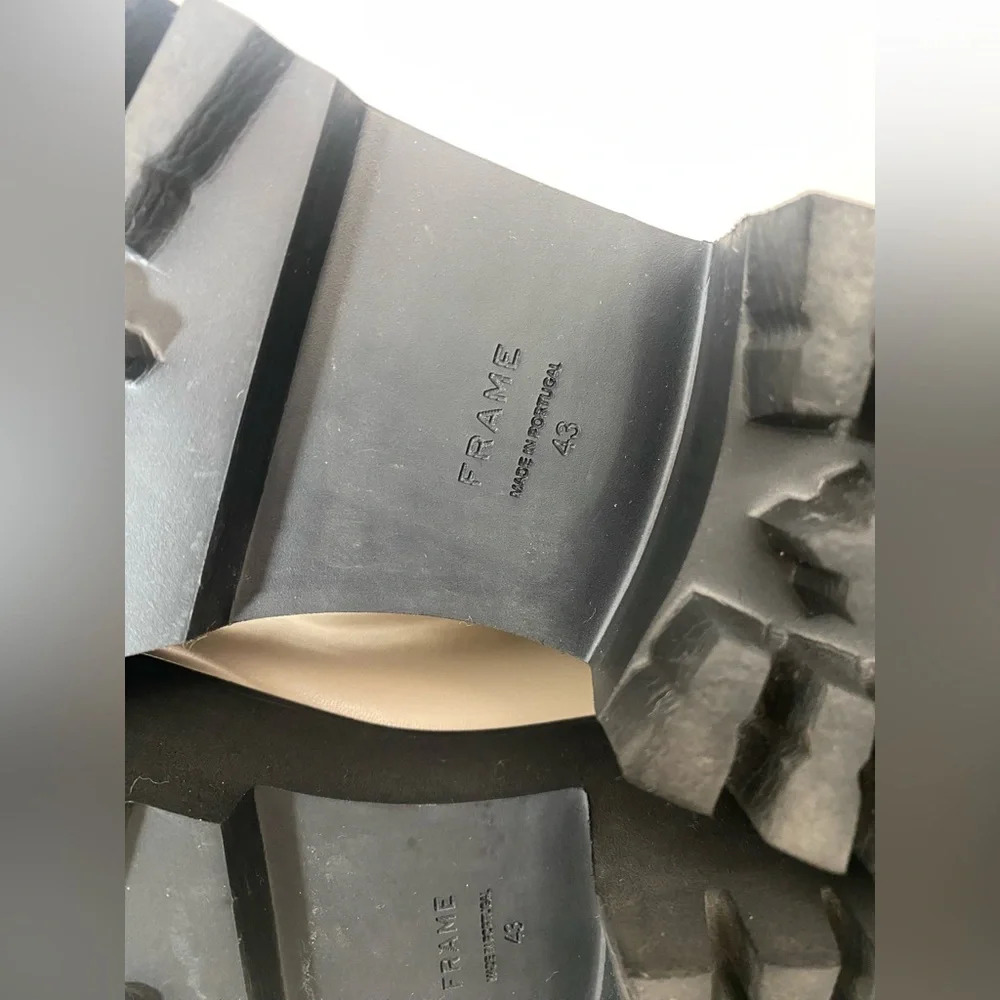 FRAME Le Croyden Bootie Cream Size 43 - Picture 9 of 12